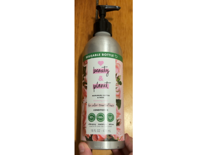 Love Beauty & Planet Conditioner, Murumuru Butter & Rose, 16 fl oz/473 mL