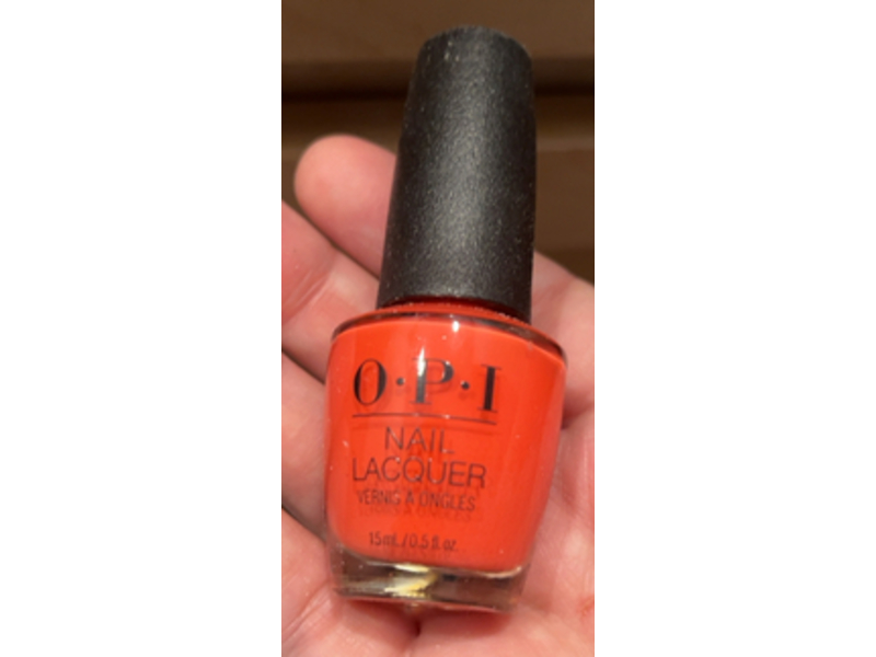 O.P.I Nail Lacquer, Tempura-Ture Is Rising, 0.5 fl oz/15 mL