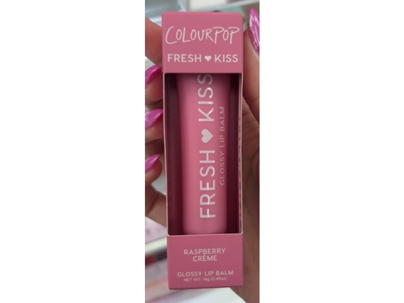 Colourpop Fresh Kiss Glossy Lip Balm, Raspberry Creme, 0.49 oz/14 g
