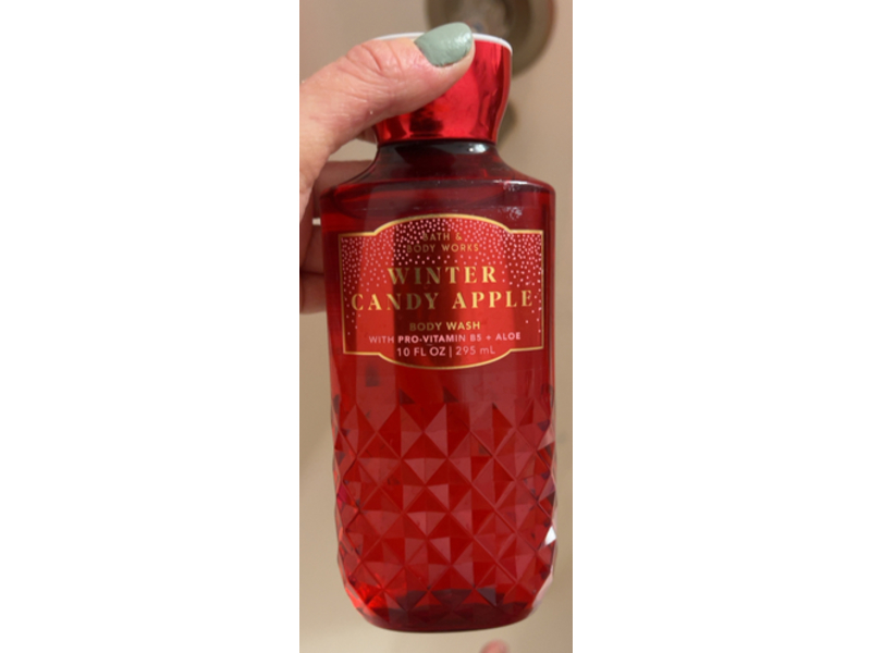 Bath & Body Works Winter Candy Apple Body Wash, Pro-Vitamin B5 + Aloe, 10 fl oz/295 mL