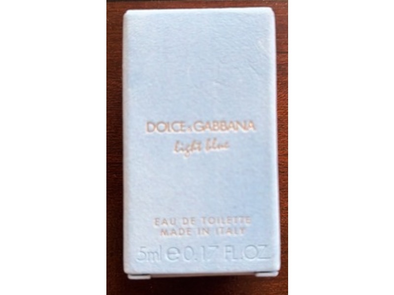 Dolce & Gabbana Eau De Toilette, Light Blue, 1.7 fl oz/5 mL