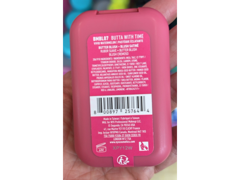 Nyx Professional Makeup Buttermelt Blush, Butta With Time, 0.17 oz/5 g