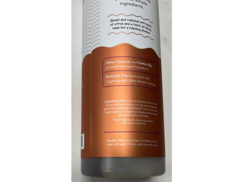 Zum Plant Based Body Soap, Amber, 16 fl oz/473 mL, Pack Of 2