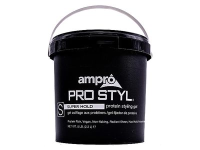 AmPro Pro Styl Protein Styling Gel, Super Hold, 2.3 L
