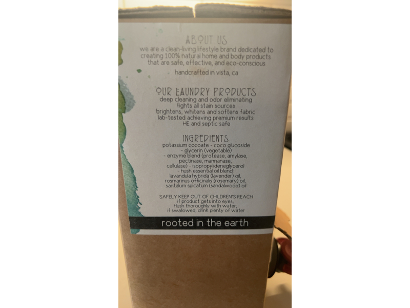 Root & Splendor Laundry Concentrate, Lavender, Rosemary & Sandalwood, 100 Loads, 50.72 fl oz/15 L