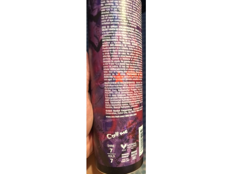 Sexy Hair Big Spray & Play Volumizing Hairspray, Velvet Vixen, 10 oz/284 g