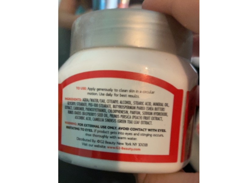 The Spathecary Peach Raspberry Glowing Body Butter, Vitamin C & Green Tea, 5 oz/147 mL