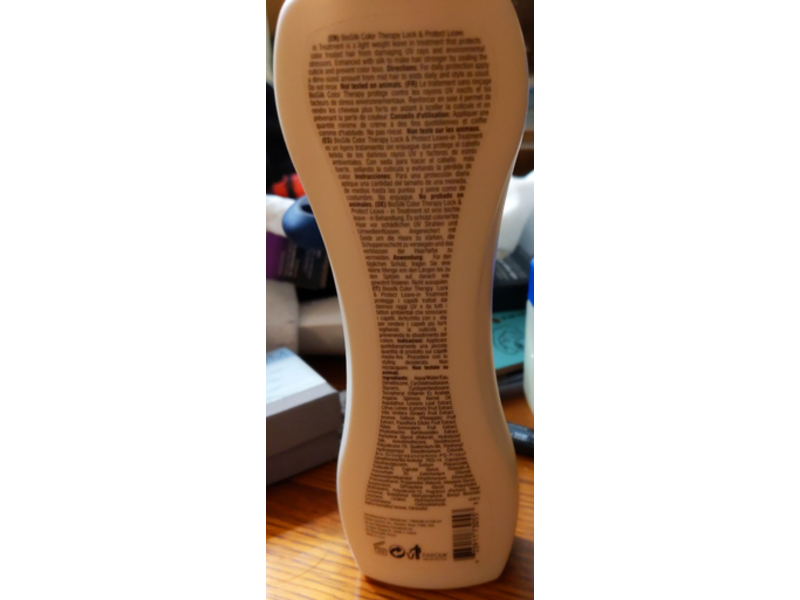 Biosilk Color Therapy Lock & Protect Leave-In Treatment, 5.64 fl oz/167 mL