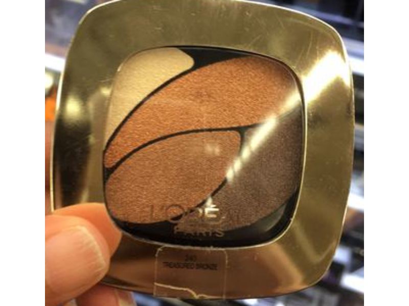 L'Oreal Paris Colour Riche Dual Effects Eye Shadow, 240 Treasured Bronze, 0.12 oz/3.5 g