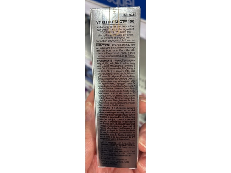 VT Cosmetics Cica Reedle Shot, 1.01 fl oz/30 mL