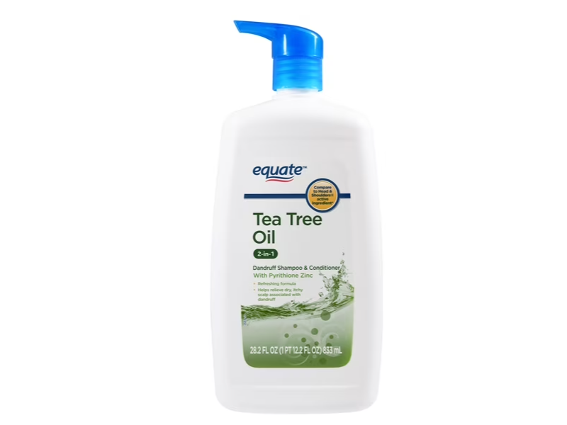 Equate 2 In 1 Dandruff Shampoo & Conditioner, Tea Tree Oil Pyrithione Zinc, 28.2 fl oz/833 mL