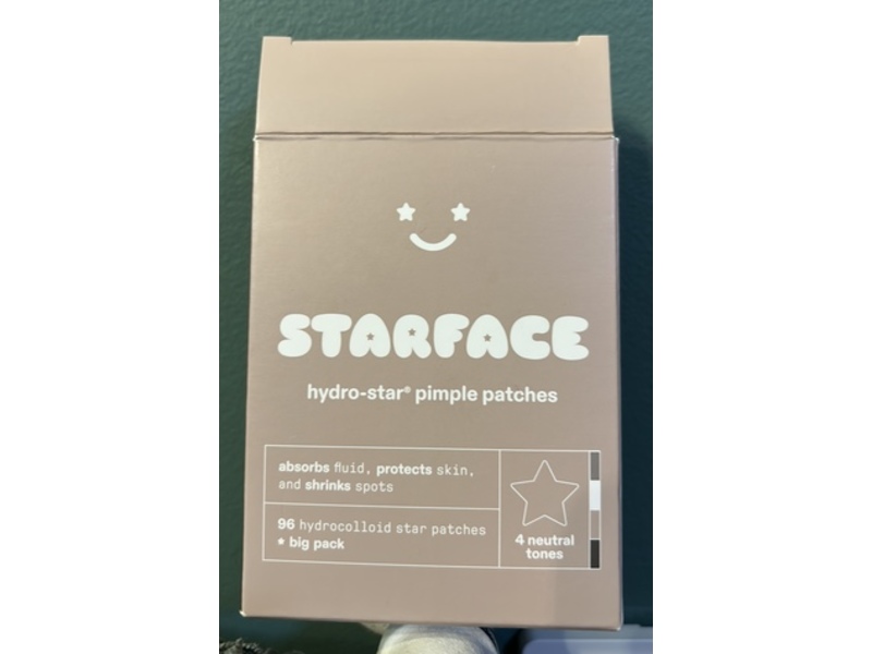 Starface World Hydro-Star Pimple Patches, Earth Star, 4 Neutral Tones, 96 Count