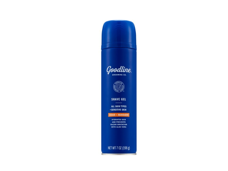 Goodline Grooming Co. Shave Gel, Cedar+Mandarin, 7 oz/198 g