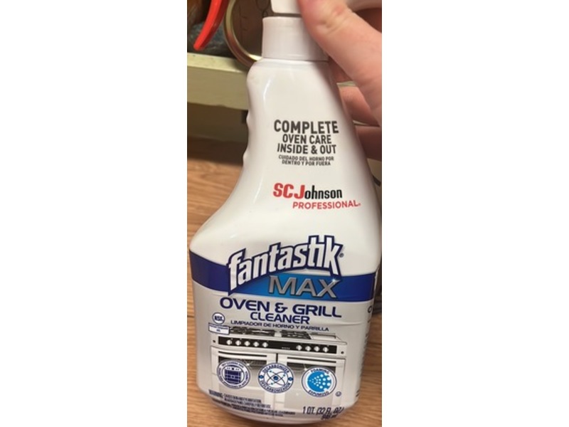 SC Johnson Professional Fantastik Max Oven & Grill Cleaner Spray, 32 fl oz/946 mL
