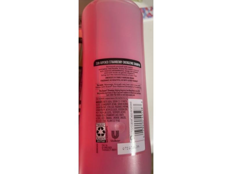 Suave Energizing Shampoo, Sun-Ripened Strawberry, 22.5 fl oz/665 mL