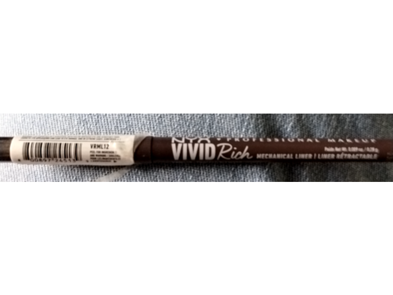 Nyx Professional Makeup Vivid Rich Mechanical Liner Retractable, Truffle Diamond, 0.009 oz/0.28 g