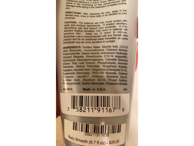 Body Smooth 15%, 3 Am/Pm, 6.7 fl oz/200 ml