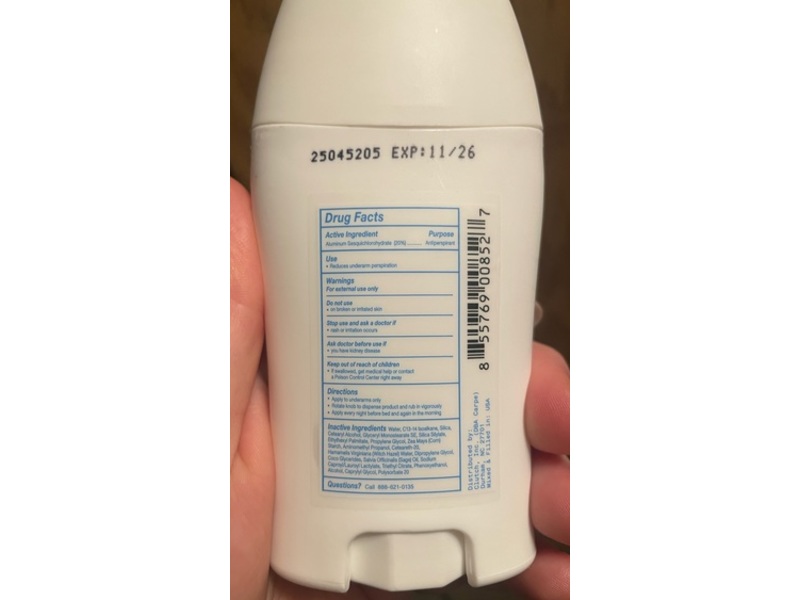 Carpe Antiperspirant Underarm Lotion, Fragrance Free, 1.76 oz/50 g