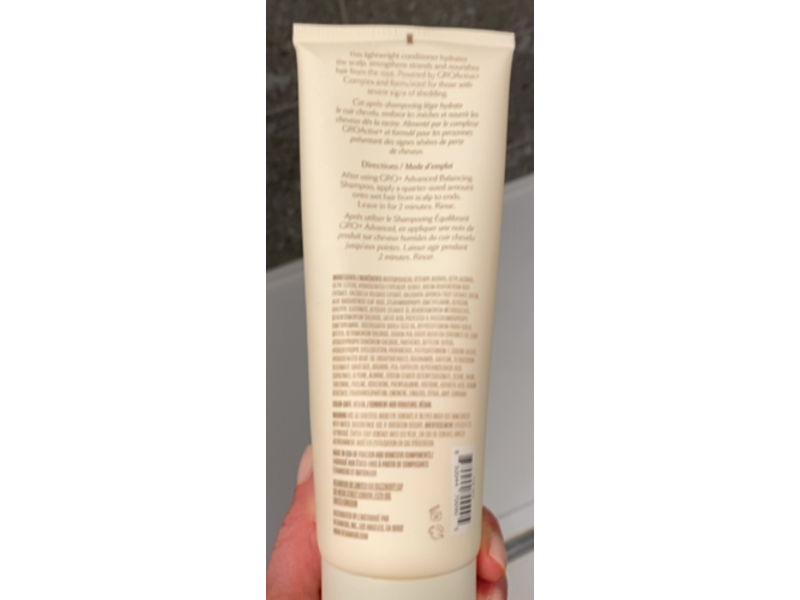 Vegamour Gro+ Advanced Balancing Conditioner, 8 fl oz/236 mL