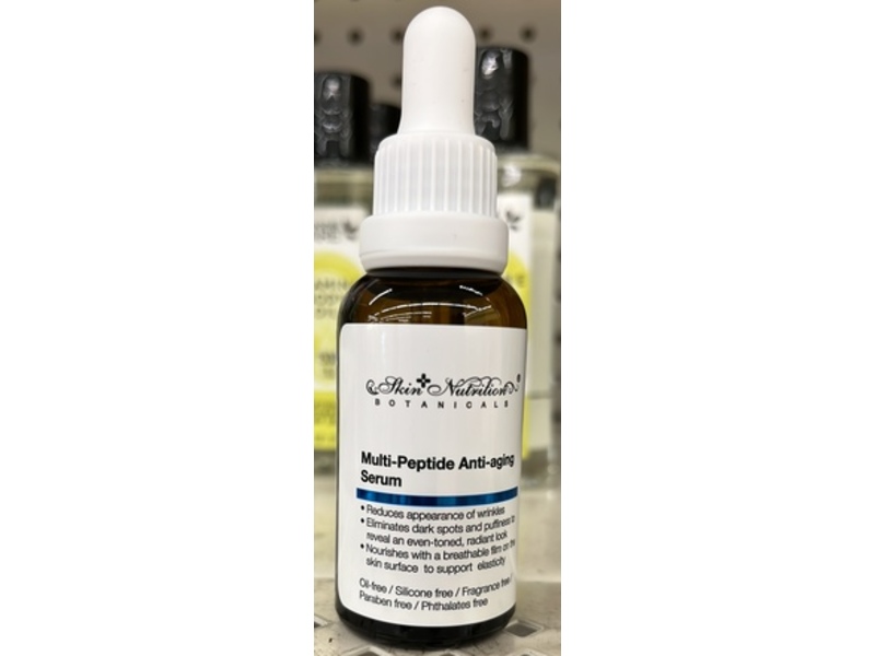 Skin Nutrition Multi-Peptide Anti-Aging Serum, 1 oz/30 mL