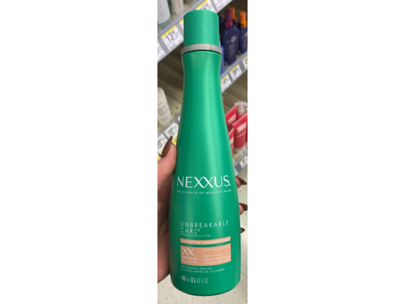 Nexxus Unbreakable Care Shampoo, Biotin & Keratin + Collagen, 13.5 fl oz/400 mL