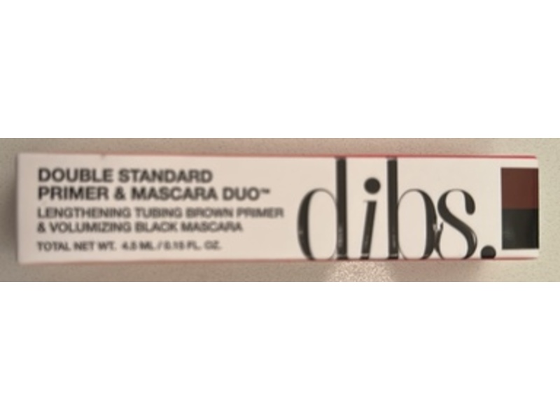 dibs Double Standard Primer & Mascara Duo, 0.15 fl oz/4.5 mL