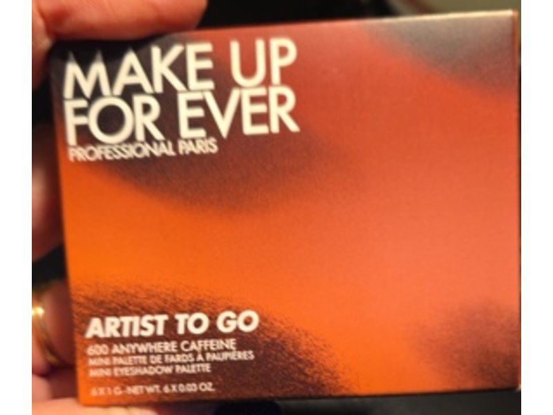 Make Up Forever Mini Eyeshadow Palette, 600 Anywhere Caffeine, 0.03 fl oz