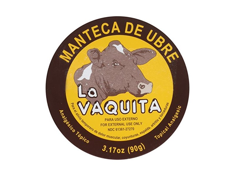 Manteca De Ubre La Vaquita Topical Analgesic, 3.17 oz/90 g