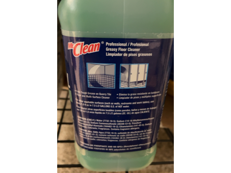 Mr. Clean Professional Greasy Floor Cleaner, 3.78 L