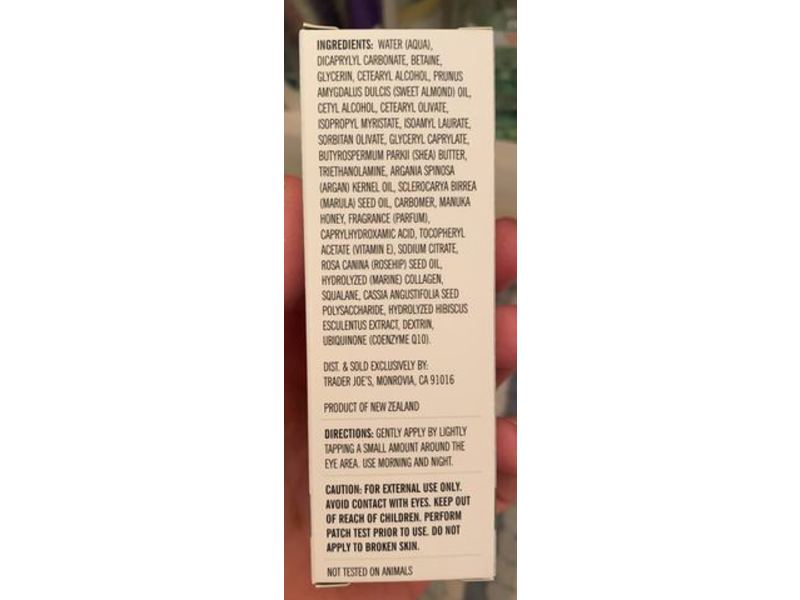 Trader Joe's Supreme Hydrating Eye Cream, 0.53 oz/15 g