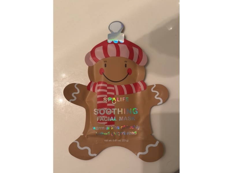 Spalife Soothing Facial Mask, Warm Aroma Freshly Baked Gingerbread, 0.81 oz/23 g