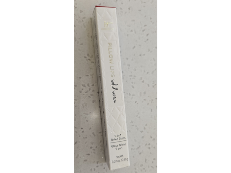It Cosmetics Pillow Lips Solid Serum 5-In-1 Tinted Gloss, Moment, 0.07 oz/217 g