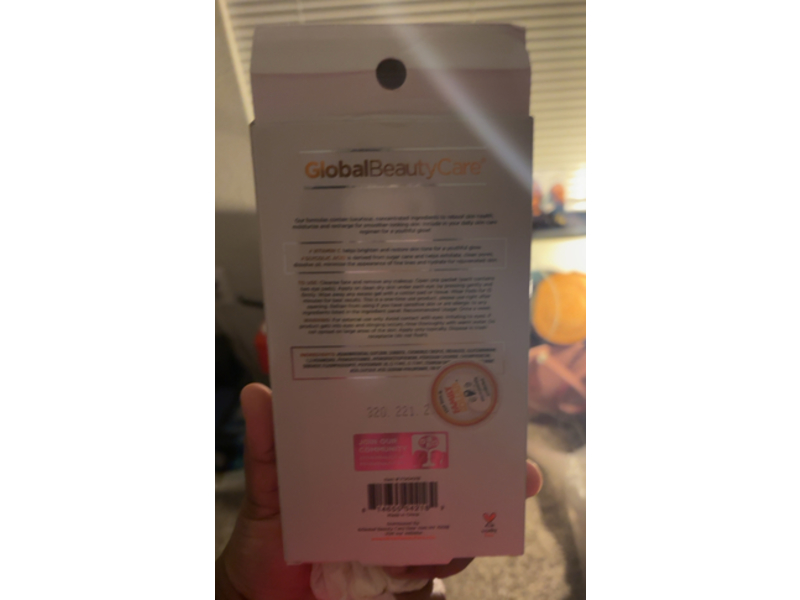 Global Beauty Care Vitamin C Hydrogel Eye Pads, 3 Pairs