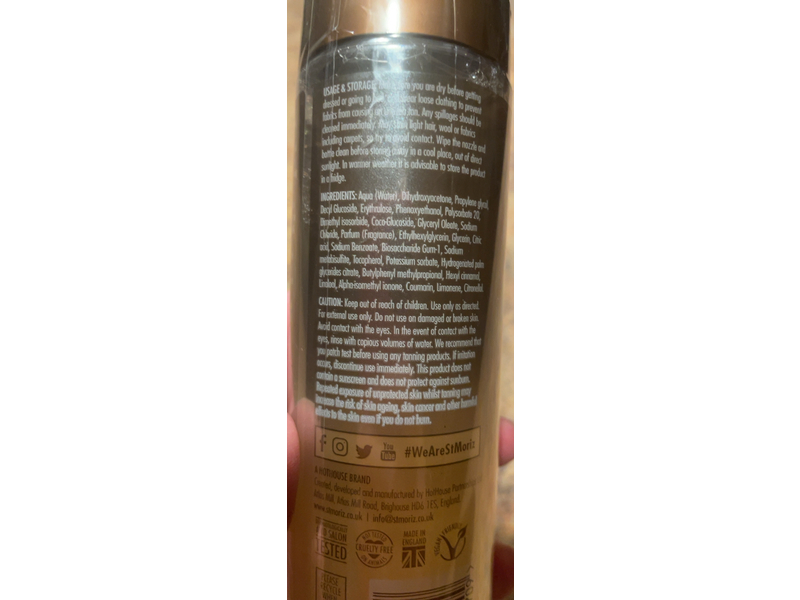 St. Moriz Advanced Pro Clear Tanning Mousse, 6.76 fl oz/200 mL