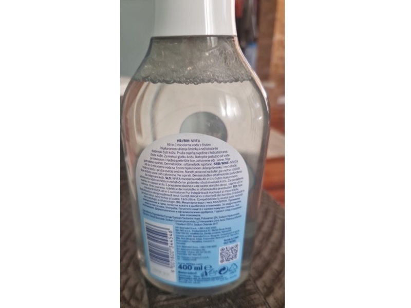 Nivea Hydra Skin Effect All-In-1 Micellar Water, 400 mL