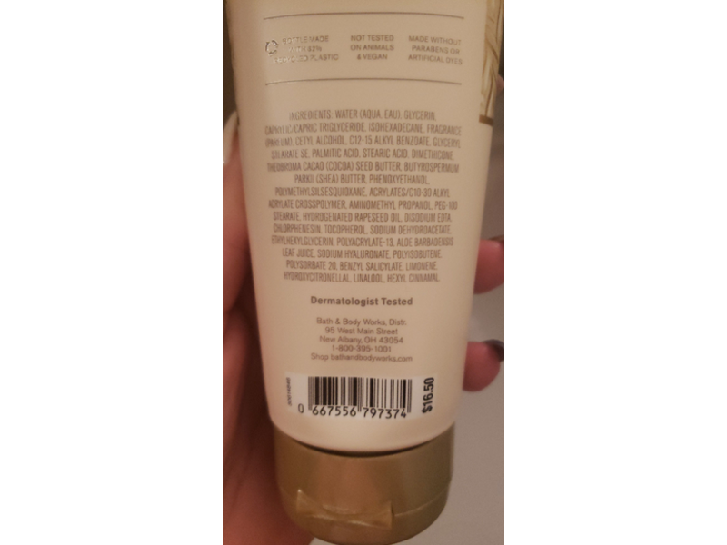 Bath And Body Works Ivory Cashmere Ultimate Hydration Body Cream, Shea Butter + Hyaluronic Acid, 8 oz/226 g