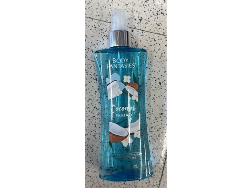 Body Fantasies Fragrance Body Spray, Coconut Fantasy, 8 fl oz
