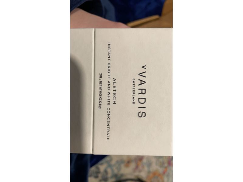 vVardis Aletsch Instant Bright & White Concentrate, 0.08 oz/2.6 g