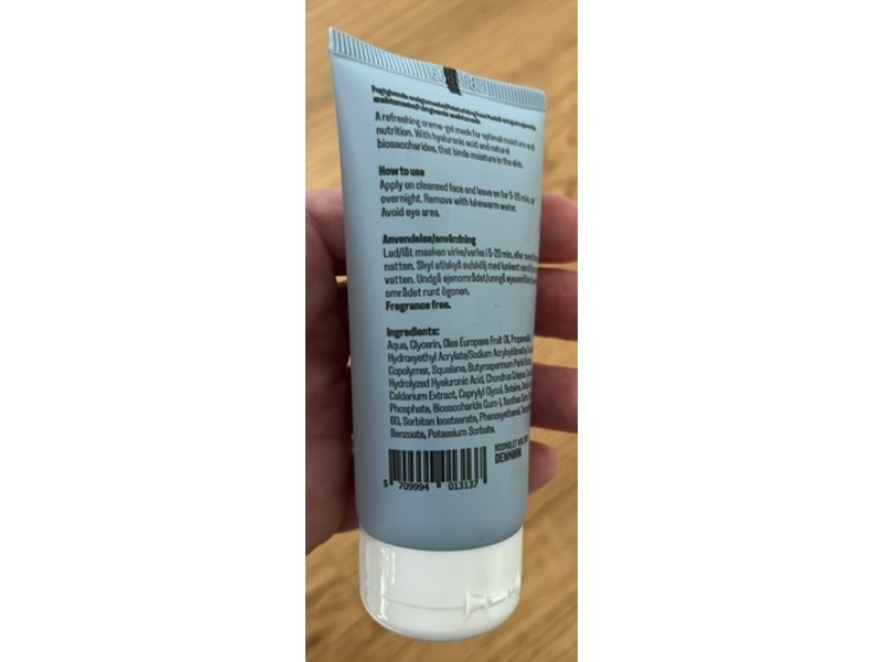 Nilens Jord Moisturising Mask, No. 414, 50 mL