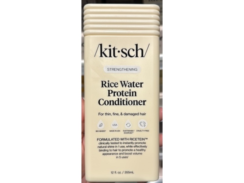 Kitsch Strengthening Rice Water Protein Conditioner, 12 fl oz/355 mL