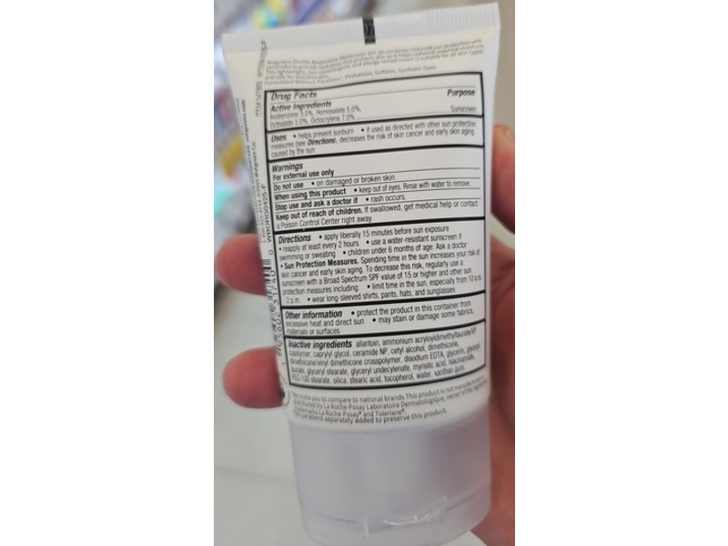 Walgreens Double Restorative Moisturizer, SPF 30, 3.38 fl oz/100 mL