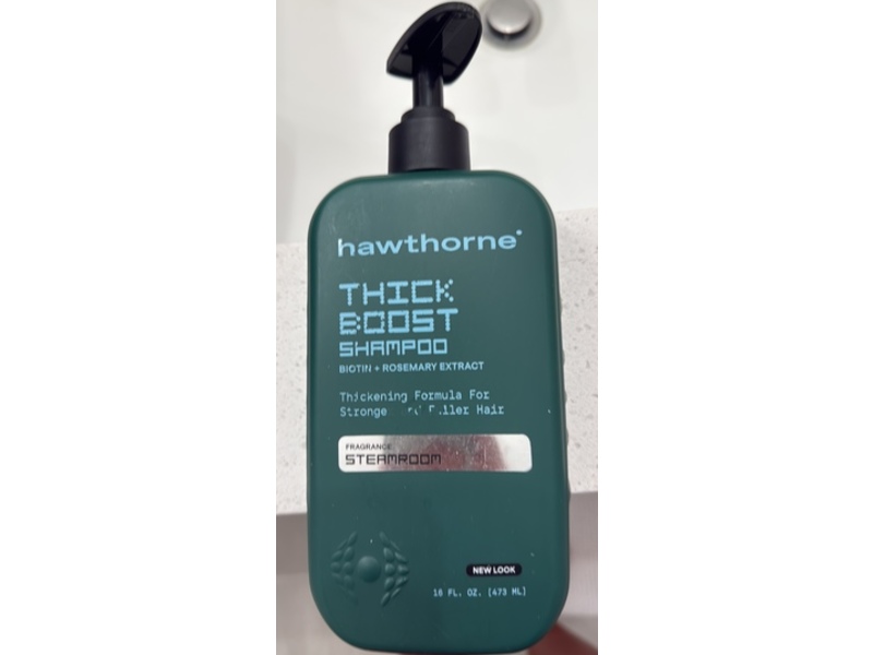 Hawthorne Thick Boost Shampoo, Biotin + Rosemary Extract, 16 fl oz/473 mL
