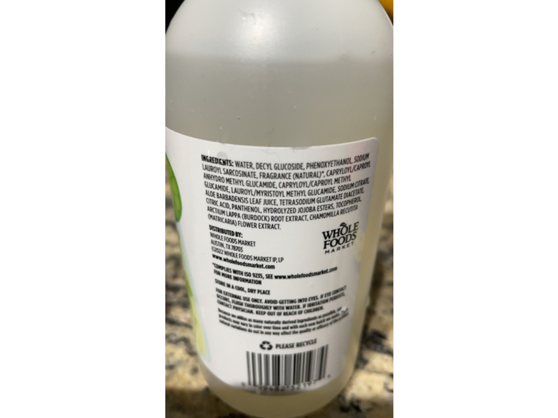 365 Whole Food Market Foaming Hand Soap, Mint Mojito