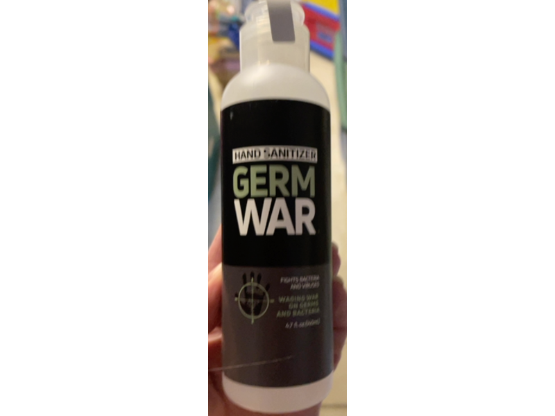 Germ War Hand Sanitizer, 4.7 oz/118 mL