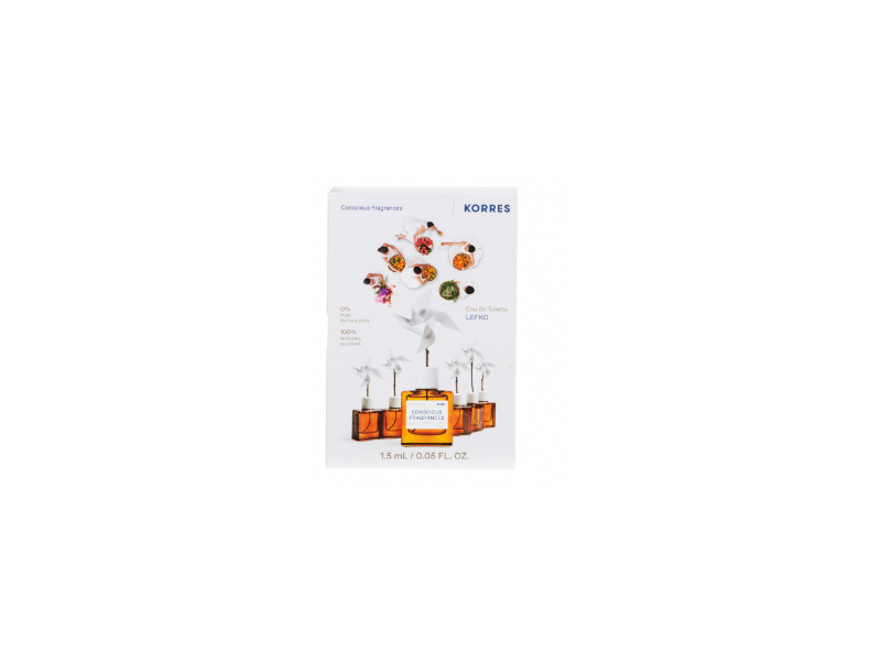 Korres Eau De Toilette, Cashmere, 0.05 fl oz/1.5 mL