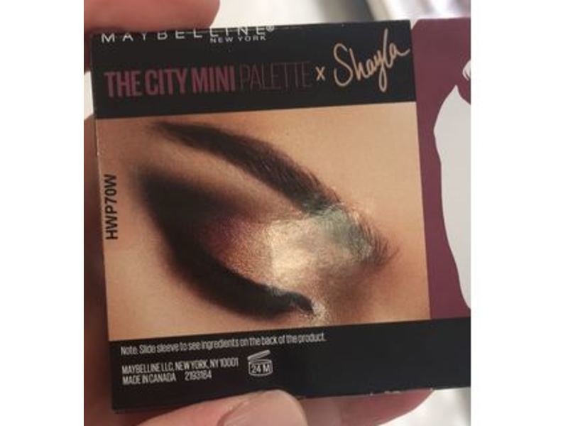 Maybelline The City Mini Palette Eyeshadow, 460 Shayla City Mini, 0.14 oz/4 g
