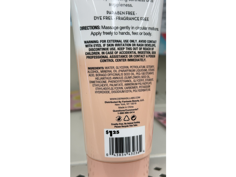 Dermasil Diabetics Skin Care Lotion, Borage Oil & Sunflower Seed Oil, 6 fl oz/178 mL