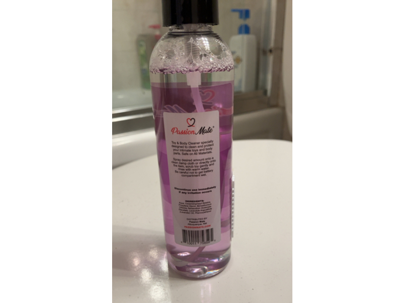 Passion Mate Toy & Body Cleaner, Lavender, 6 fl oz/177 mL