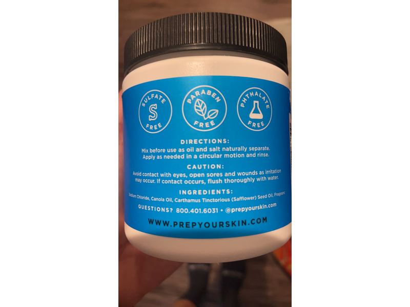 Prep Your Skin Body Scrub, Mint + Eucalyptus, 9 oz/255 g