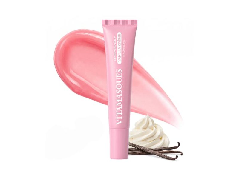 Vitamasques Lip Butter Balm, Vanilla Creme, 0.33 fl oz/10 mL